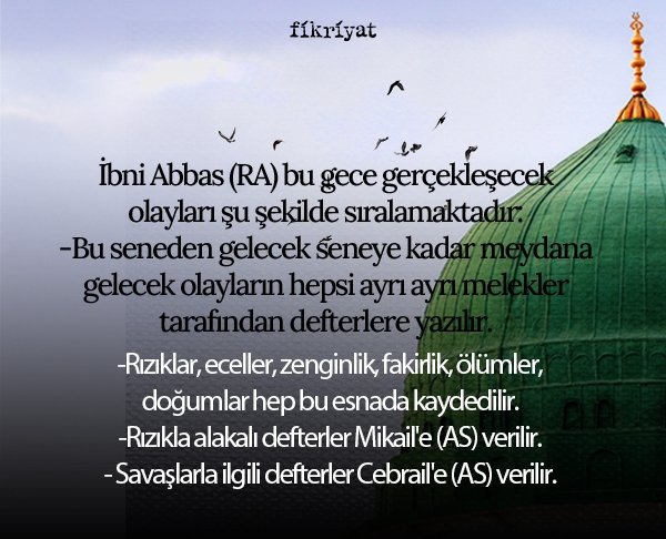 BERAT KANDİLİ OLAYLARI