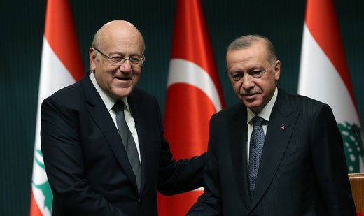 Erdoğan, Lebanese PM discuss Israeli threat in Mideast
