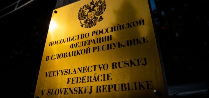 SLOVAKIA EXPELS 35 RUSSIAN DIPLOMATS