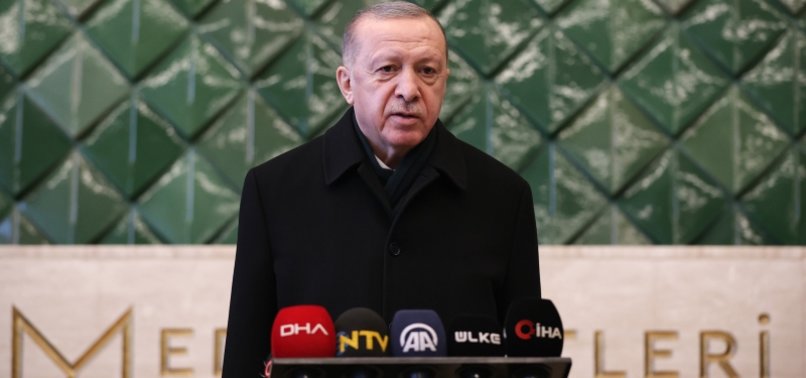 ERDOĞAN: TURKEY READY TO ACT AS MEDIATOR IN FINDING PEACE BETWEEN RUSSIA AND UKRAINE