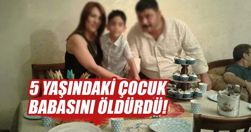 5 yaşındaki çocuk kazara babasını vurdu