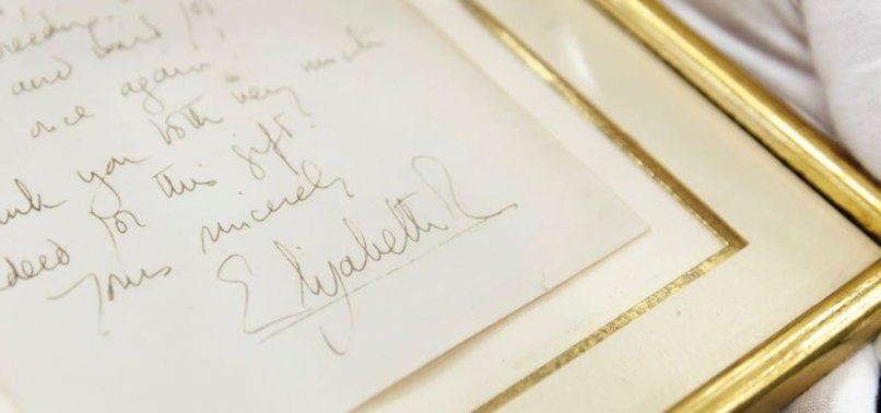 GERMAN AUCTION HOUSE TO SELL LETTER FROM QUEEN ELIZABETH