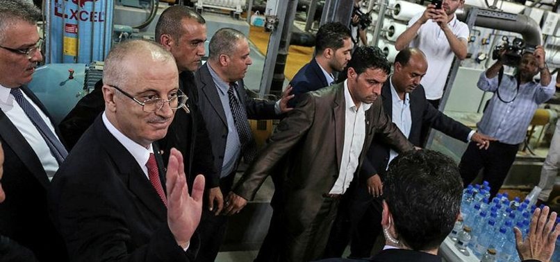 PALESTINIAN PM LEAVES GAZA AFTER LANDMARK 3-DAY VISIT