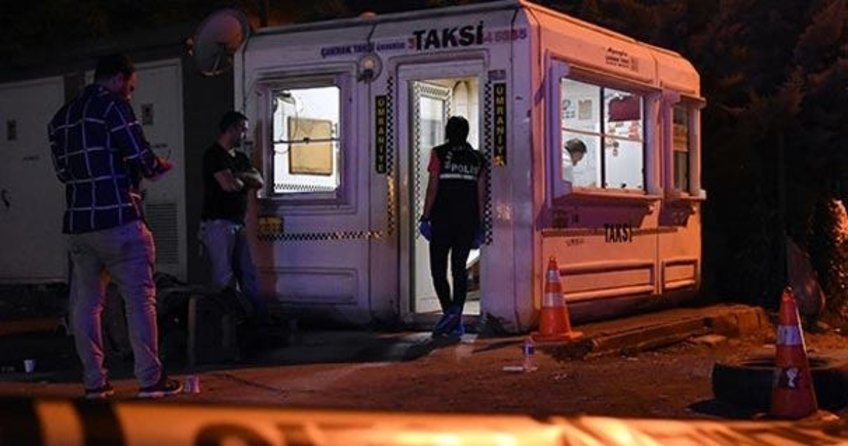 Ümraniye’de taksi durağına silahlı saldırı