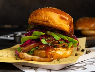 Porçini Mantarlı Hamburger