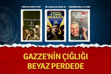 Gazze’nin çığlığı beyaz perdede