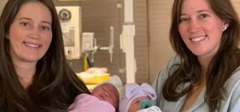 Twin sisters give birth to sons on same day in same hospital
