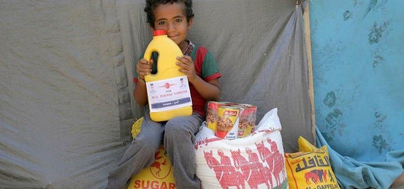 TURKISH NGOS PROVIDE AID TO MORE THAN 50,000 FAMILIES IN YEMEN
