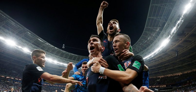 CROATIA ADVANCE TO WORLD CUP FINAL FOR FIRST TIME