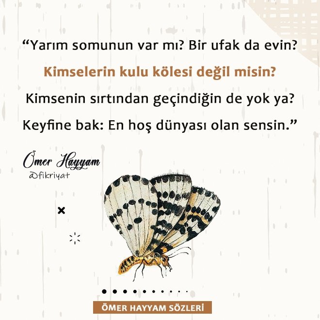 Ömer Hayyam’ın unutulmaz sözleri