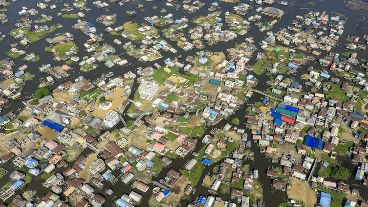 Drone captures Benins water village, Ganvie, thriving like Africas Venice