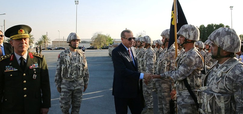 TURKISH TROOPS IN QATAR MUST CONQUER THE HEARTS OF THE PEOPLE, ERDOĞAN SAYS