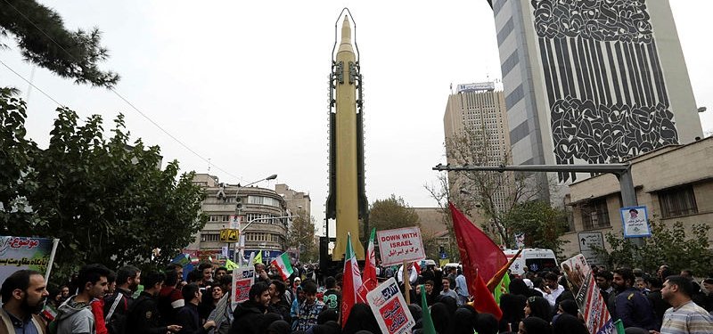 Iran displays missile, calls Trump "crazy" in marking 1979 US embassy takeover