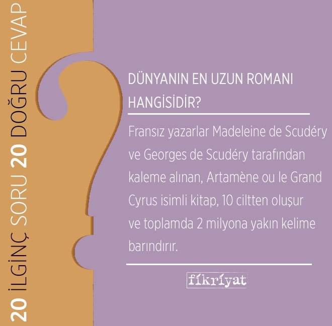 Dünyanın en uzun romanı hangisidir?