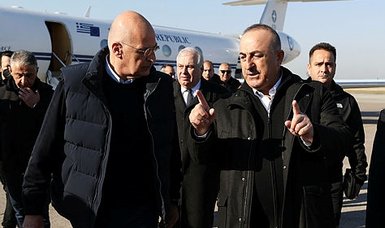 Greek foreign minister visits Türkiye's quake-hit region