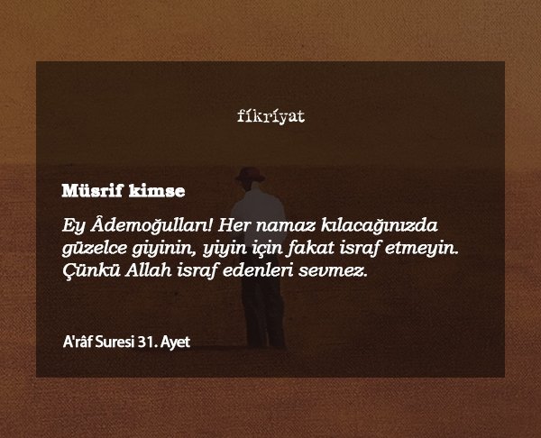 Müsrif kimse