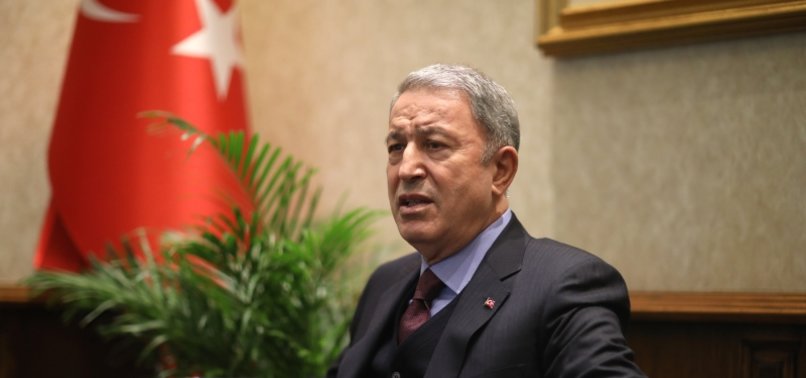 TURKISH DEFENSE MINISTER MEETS LIBYAN COUNTERPART