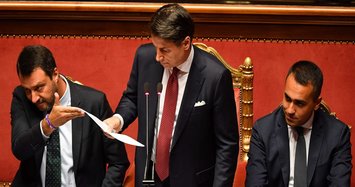 Italian premier resigns, blames deputy for political crisis