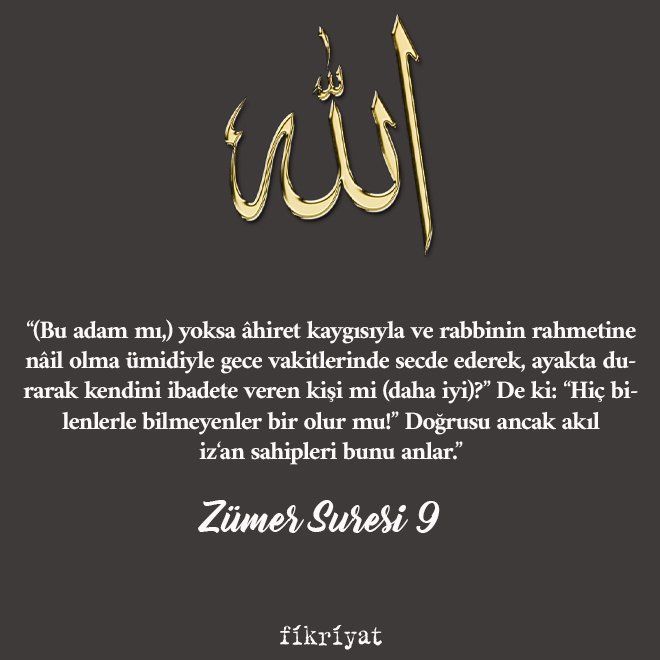 Zikir hakkında ayetler