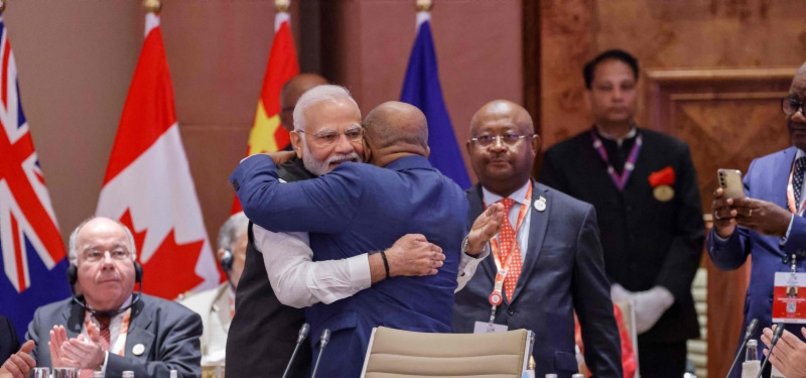AFRICAN UNION TAKES SEAT AT G-20 SUMMIT IN INDIA