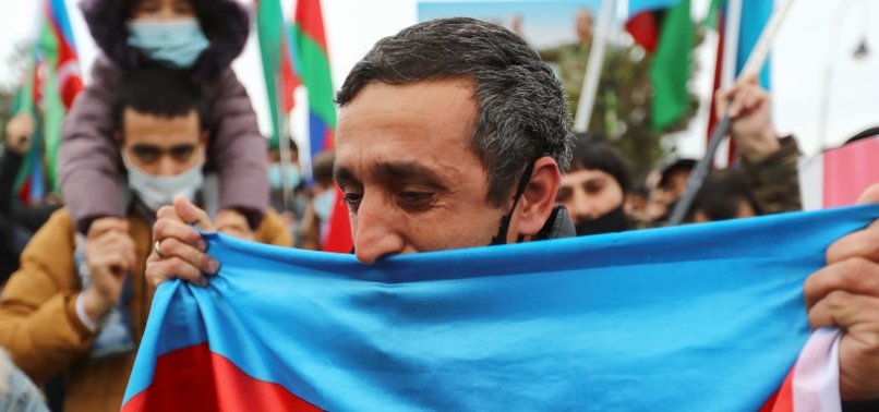 AZERBAIJANI FLAG HOISTED IN RECENTLY LIBERATED LACHIN REGION