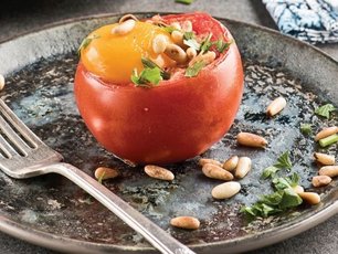 Domates İçinde Omlet