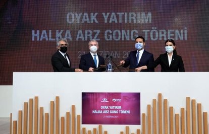 BorsaİstanbuldagongOYAKYatırımiçinçaldı