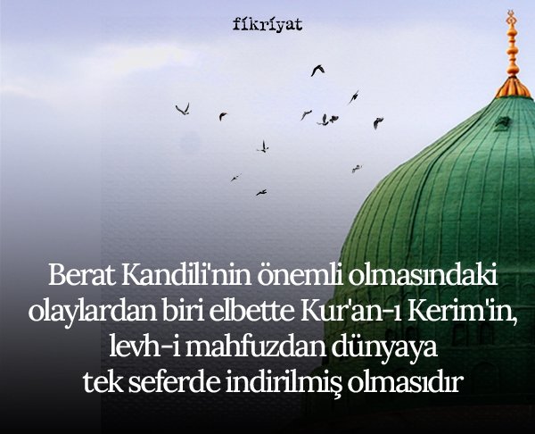 BERAT KANDİLİ 2025