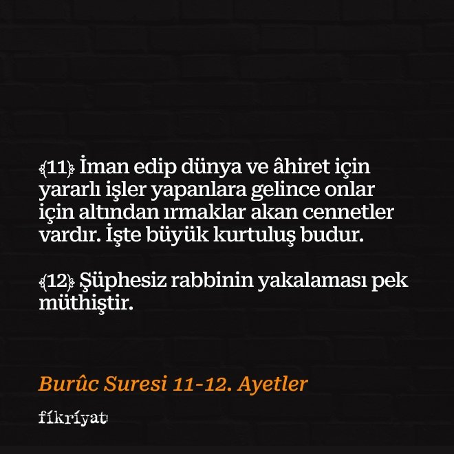 Buruc Suresi meali ve tefsiri