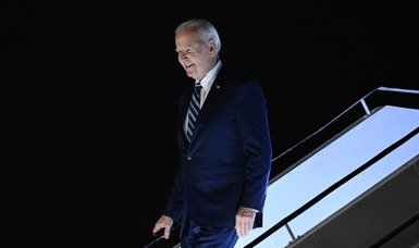 U.S. President Biden arrives in New Delhi for G20 summit