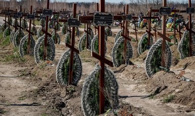 Ukraine marks anniversary of liberation of Bucha, 'symbol of atrocities'