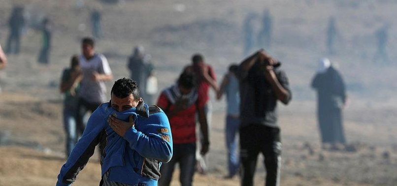 SEVEN PALESTINIANS INJURED NEAR GAZA-ISRAEL BUFFER ZONE