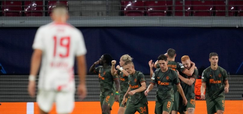 VISITORS SHAKHTAR STUN LEIPZIG 4-1 WITH SHVED DOUBLE ON DEBUT