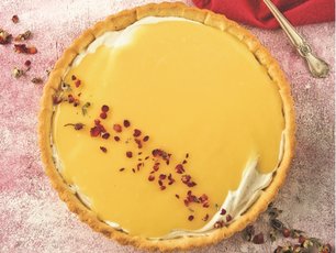 Limon Soslu Tarçınlı Tart