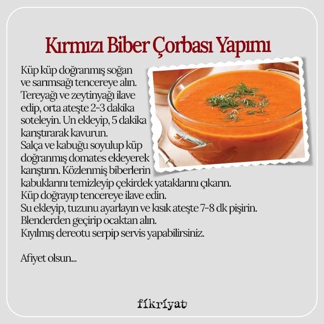 Ramazan menüsü I 27. gün