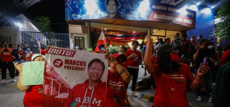 PHILIPPINE DICTATORS SON WINS LANDSLIDE PRESIDENTIAL VICTORY