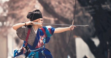 World-famous yabusame archers at Ethnosports Culture Festival